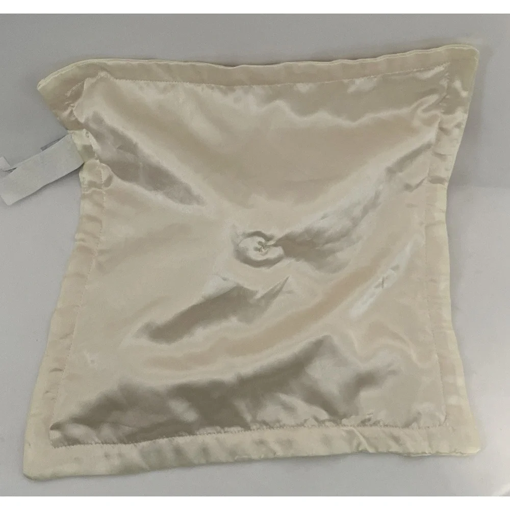 Mary Meyer Pink Bunny Rabbit Baby Security Blanket Lovey Lovie Satin Trim & Back